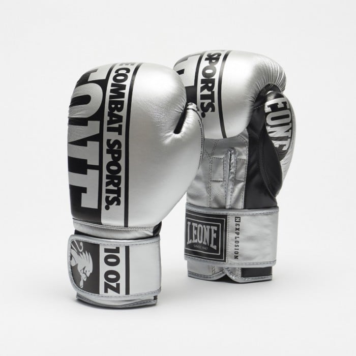 Leone - NEXPLOSION BOXING GLOVES GN322 - Silver/Black